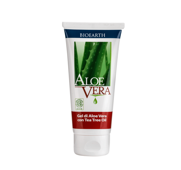 Bioearth - Gel D'Aloe Vera Con Tea Tree Oil Confezione 100 Ml